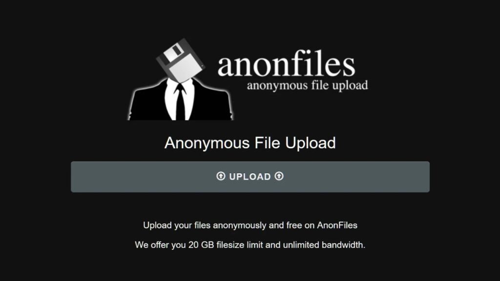 File Sharing Site Anonfiles