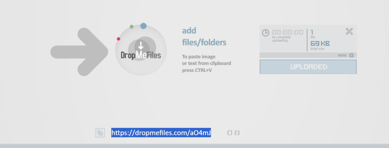 How to Upload Files on DropMeFiles